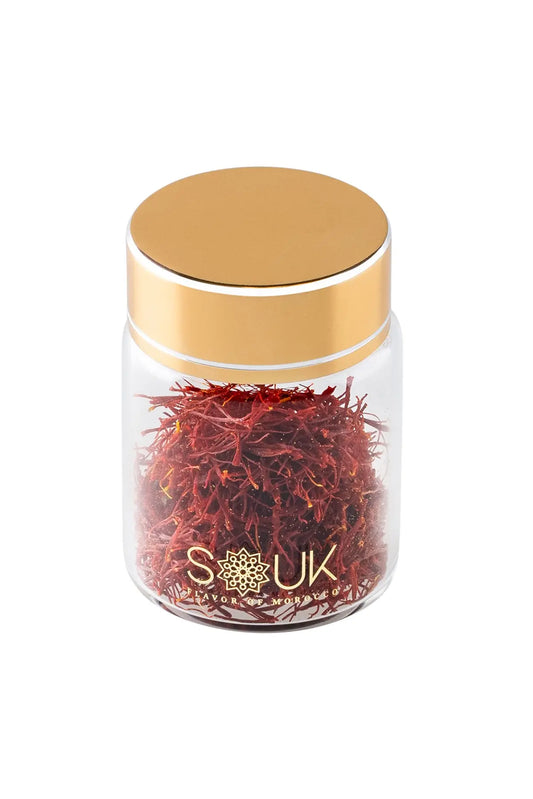 Premium Grade USDA Organic Moroccan Saffron Bottle (2G)