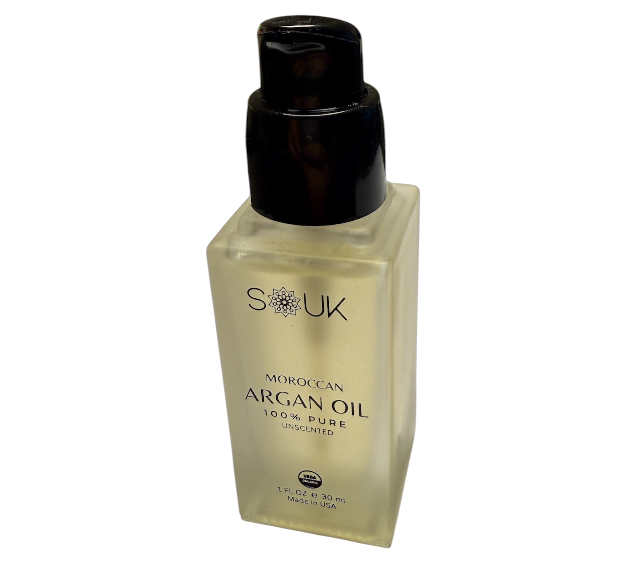 Moroccan Argan Oil - 100% Pure, Unscented, and USDA Organic (1fl oz) Souk